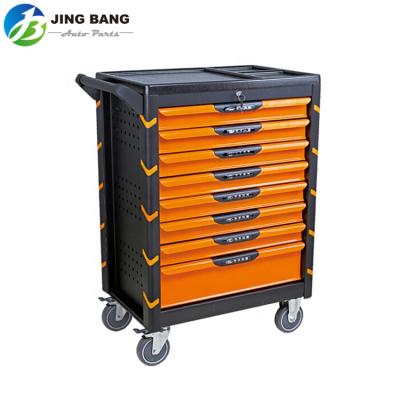 China Plastic Steel Tool Cart with 8 Drawers 413 PCS Tools for Auto Workshop International Version for sale