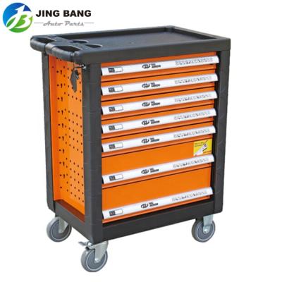 China Plastic Steel Tool Cart with 7 Drawers 352 PCS Tools for Auto Workshop International Version for sale