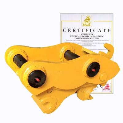 China Multi Attachments Excavator Bucket Hydraulic Quick Hitch Coupler With Double Lock for sale