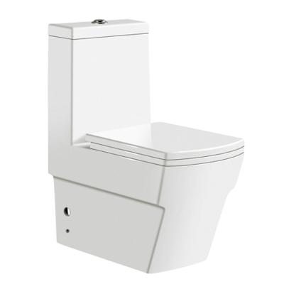 China 2020 Square Washdown Peep One-Piece Automatic Operation Chinese WC Toilet for sale