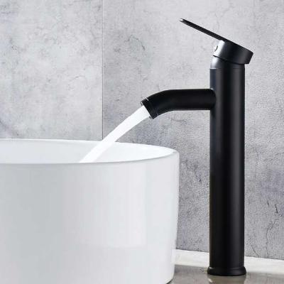 China Thermostatic faucets hot and cold basin faucet black faucet for bathroom basin basin_faucets for sale