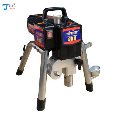 China The paint spray gun the minijet 880 high pressure airless sprayer model is used for latex painting, spray painting, home decoration, engineering, etc. for sale