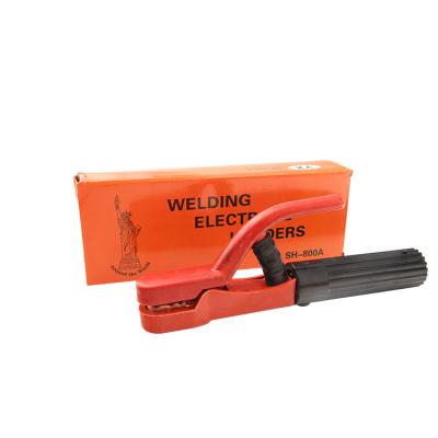 China Increase thickness of electrode holder electric welding clamp head good quality 300A 800A Japan clamp type for arc welding for sale