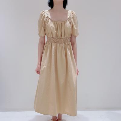 China New Anti-static Creative Ladies Lolita Ladies Long Dress Ladies Short Sleeve Pleated Skirt for sale