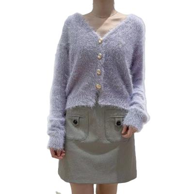 China Anti-pilling style Pop colorsOriginal designOriginal literary sweaterAutumn and winter 2021 for ladiesWarm and practical design knitted for sale