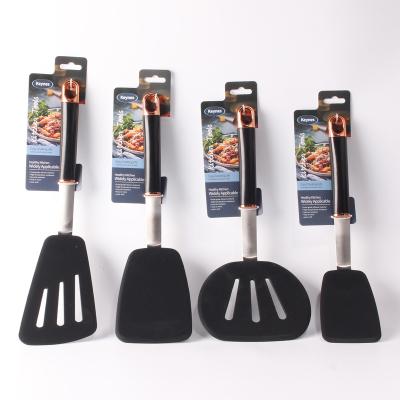 China Viable Hot Selling Cookware Kitchen Tools Silicone Pancake No Scratch Steak Spatula Four-piece Set for sale