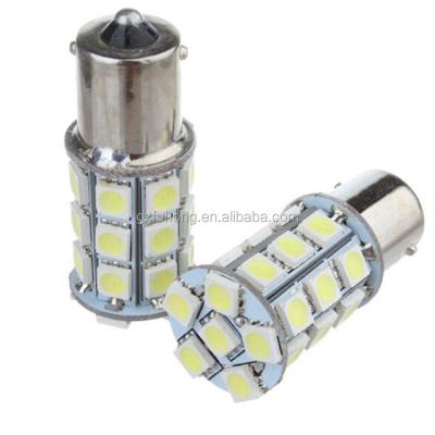 China Wholesale P21W 1156 Brake And Spinning Light 1157 BA15S 5050 27smd Car Led Light 12V for sale