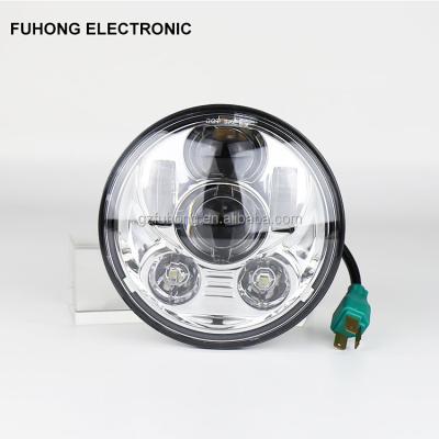 China 5.75 Inch Round Shape 45W Aluminum Car Accessories Led Auto Headlight for sale