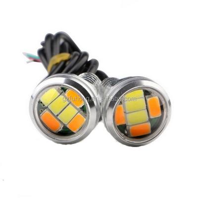 China Automotive Industry 12v 24v 3W Waterproof Screw LED Car Fog Light Eagle Eye Headlight for sale