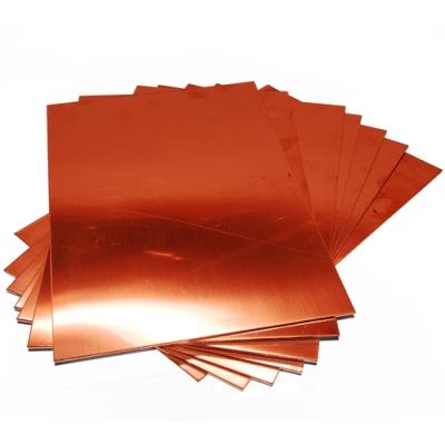 China Electric Customized 99.99 Pure Bronze Copper Sheets / Pure Copper Plate for sale