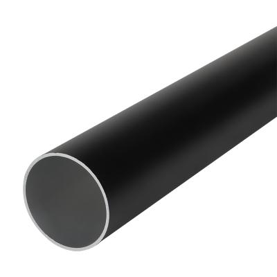 China General furniture 6063 profile t5 powder coated wood aluminum color pipe aluminum tube for sale