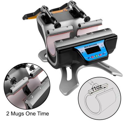 China Adjustable Printing Shops Tension Screw Mug Cricut Maker Heat Press Machine 2 in 1 Heat Transfer Machine Mug Press for sale