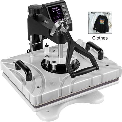 China Hotels 360 Swing Design White Heat Press Machine10 Away In 1 White Heat Press 12X15 Sublimation Machine for sale