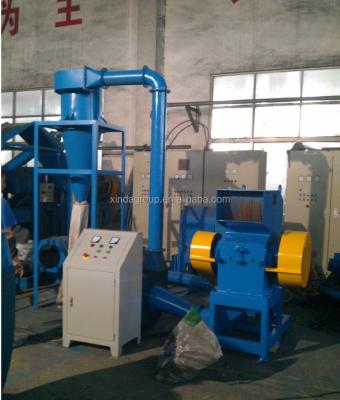 China Tire Granule Rubber Recycling Rubber Grinder For Artificial Grass Rubber Infills for sale