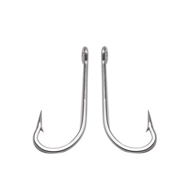 China Straight Chinese Factory High Carbon Steel Hook Leg Fishhook Fishhook Barbed Hook for sale