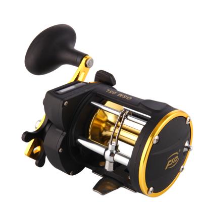 China Wholesale 10kg LEFT HAND Drag Boat Sea Fishing Reel Big Set Deep Trolling Rig Fishing Reel for sale