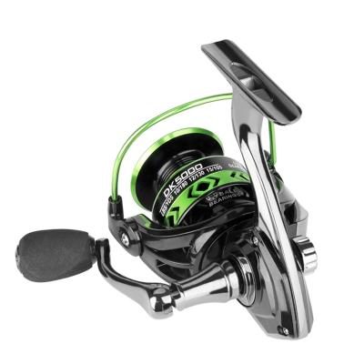 China Colorful LEFT HAND Wholesale Metal Saltwater Seat Fishing Reel 2000-7000 Series Fishing Spinning Reels for sale