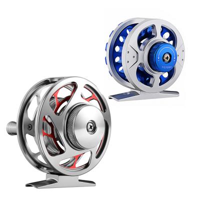 China Big Axle Left Hand CNC Wheel Aluminum Alloy Fly Reels Classic High Quality Fishing Reel Freshwater Fly Reels for sale