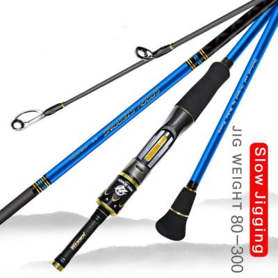 China Fuji 1.83m Carbon Seawater 2 Section Carbon Spinning Rod Slow Jig Jigging Rod Fuji 1.95m Fiber for sale