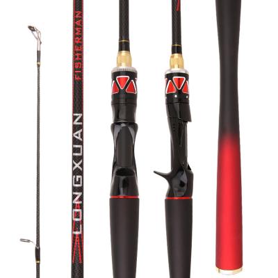 China Chinese Selling Set Bass Casting Spinning Fishing Baitcasting Rods Carbon Medium Red Light Slow Baitcasters Large for sale