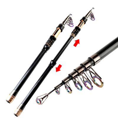 China Wholesale 1.8M 2.1M Carbon 2.4M 2.7M 3M 3.6M Super Hard Telescopic Rod Carbon Fiber Telescopic Poles for sale