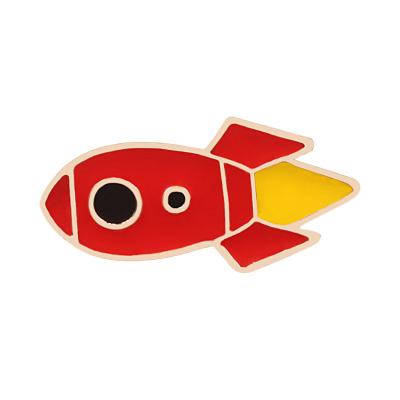 China European and American South Korea Pin Badge Cartoon Planet Brooch Spaceship Aircraft Rocket Corsage Fashion Pin for sale