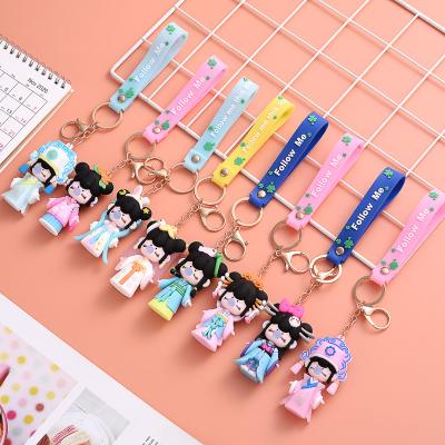 China Cute Leye Promotional High Quality Cartoon Character Cartoon PVC Key Chain 2021 New for sale