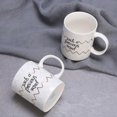 China Viable White Ceramic Mug Coffee Mug For Home And Office With Big Discount for sale