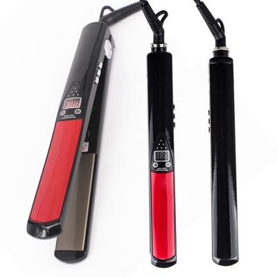 China New Products Commercial Hot Selling Professional Fast Hair Straightener Titanium Flat Iron With Private Label for sale