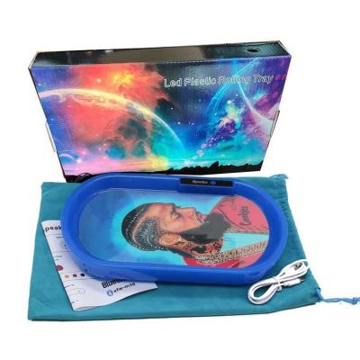 China Hot Selling Smoking Tray Custom Light Up Smoking AccessoriesOther LED Glow Speaker Plastic Lighters and Plastic Lighters EKJ for sale