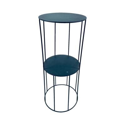 China Nordic Outdoor Metal Planter Display Stand Flower Pot Foldable Floor Succulent Plants Stand Table Decor for sale