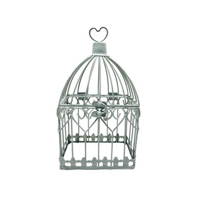 China Metal Home Decoration Iron Hanging Birds Cage For Outdoor Decor Iron Wire Mesh Small Cat Pet Hamster Cage for sale