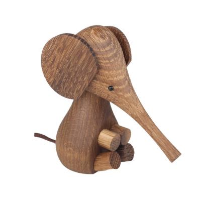 China Europe wood open Nordic simple creative animal accessories style decor long nose elephant home decor for sale