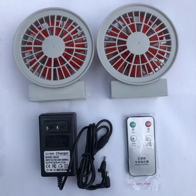 China For 2022 New Model Fan 7.4V Outdoor Cooling Fan For Clothing With Inner Charger Battery for sale