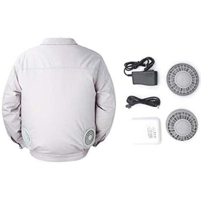 China Viable Workwear Shirt Cooling Jacket Fan with Battery Pack for Summer Outdoor Air Conditioning Clothing for sale