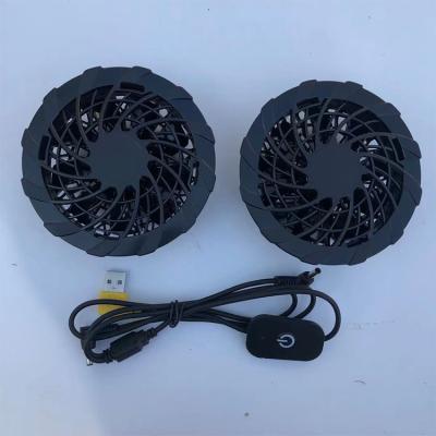 China Machinery Repair Shops Flow DC 5V Low Noise Fans For Jacket Air Conditioning Clothes Fan Unit for sale