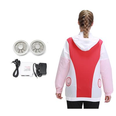 China Clothing Super Fan Light UPF 50+ Sun Anti-wrinkle Protective Clothing Summer Air Conditioning Cooling Jacket for sale