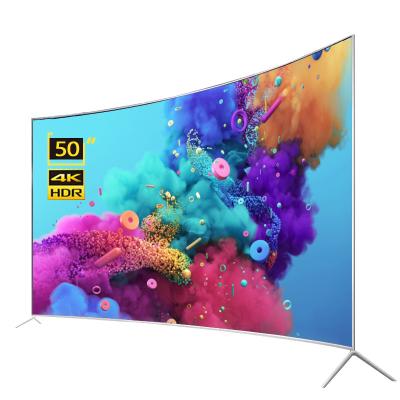 China Home/Market/Hotel TV Hot Selling 50 Inch Television Sets Smart Tv LED 50 Inch Curved 4K Smart Tv for sale