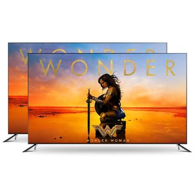 China Bedroom/Meeting room/Hotel TV Wholesale Metal Frame Television 4K Ultra HD LED Tv 85 Inch Android Smart Tv for sale