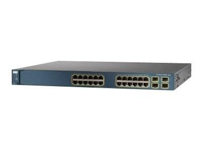 China 24 10/100/1000T 4SFP Cisco 3650 24 Port Poe , WS-C3560G-24TS-S Cisco Catalyst 3650 24 Port for sale