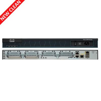 China 2 Port Cisco Gigabit Router CISCO2901-V/K9 Small Office Wireless 1U Rack Units for sale