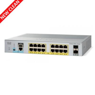 China Interruptor de red de Cisco del puerto del LAN Lite 16 WS-C2960L-16PS-LL con garantía de 1 año en venta