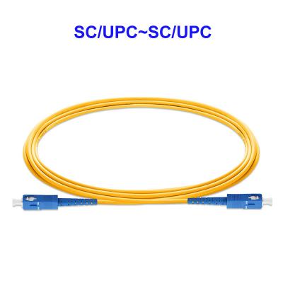 China 200N Fiber Optic Network Cable 1550nm SC/UPC-SC/UPC OS2 Fiber Cable for sale