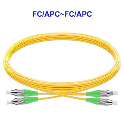 Chine Connecteur du câble optique LSZH FC de fibre du duplex OS2 de FC/APC-FC/APC à vendre