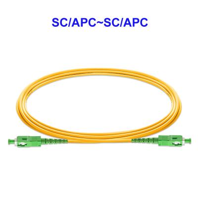 Китай Ядр OS2 одиночного режима 1 отрезка провода оптического волокна LSZH SC/APC~SC/APC продается