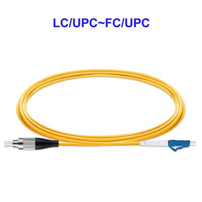 China Base OS2 LSZH del cable 1 de la red de la fibra óptica de LC/UPC-FC/UPC 1550nm en venta