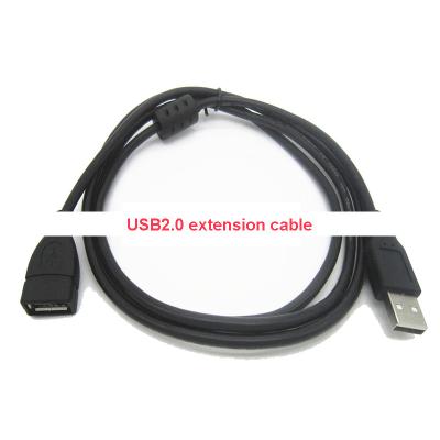 China 28awg USB2.0 Male To Female Data Cable Pure Copper Shield OD 4.5mm for sale