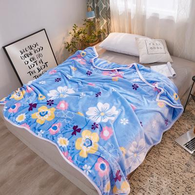 China Anti-Pull Polyester Flannel Fleece Blanket Super Soft Glow In The Dark Throw Blanket For Kids for sale