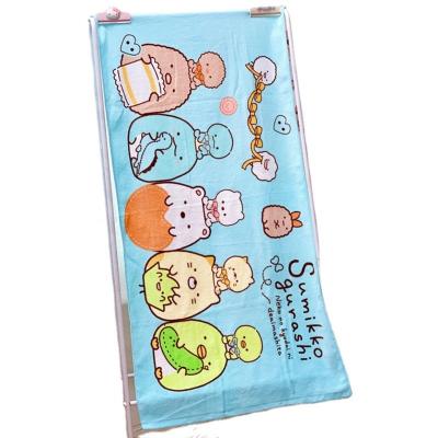 China Newest design good quality simple children's cartoon towel super soft absorbent kids animal bath towel QUICK DRY for sale