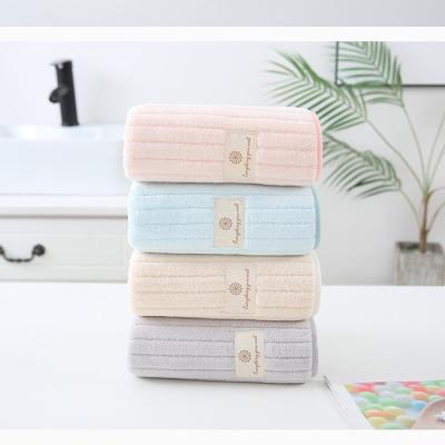 China Softnessgood Color fastnessgood Good Water Absorbency Customized Embroidered Logo Colors Towel Sets For Luxury Spa Coral Fleece Bath Towel Hotel Towels for sale